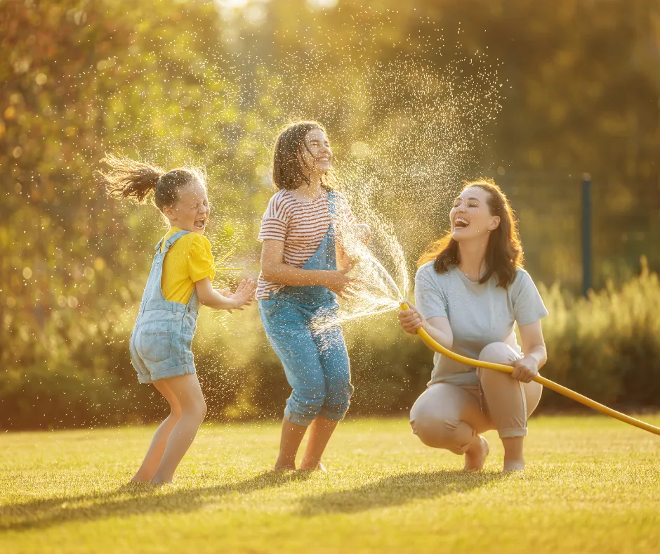 Sorensen mosquito control service protecting an outdoor family space